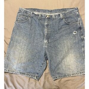 Wrangler Carpenter Jean Shorts 44W 10" Mens Authentic Issue Wrangler 100% Cotton
